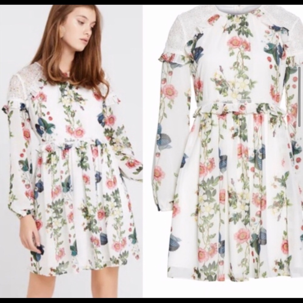 👗 NEW TED BAKER SIZE 4 DRESS